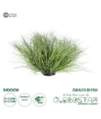 GloboStar® Artificial Garden GRASS BUSH PLANT 21168 Τεχνητό Διακοσμητικό Φυτό Θάμνος Grass Π50cm Y30cm